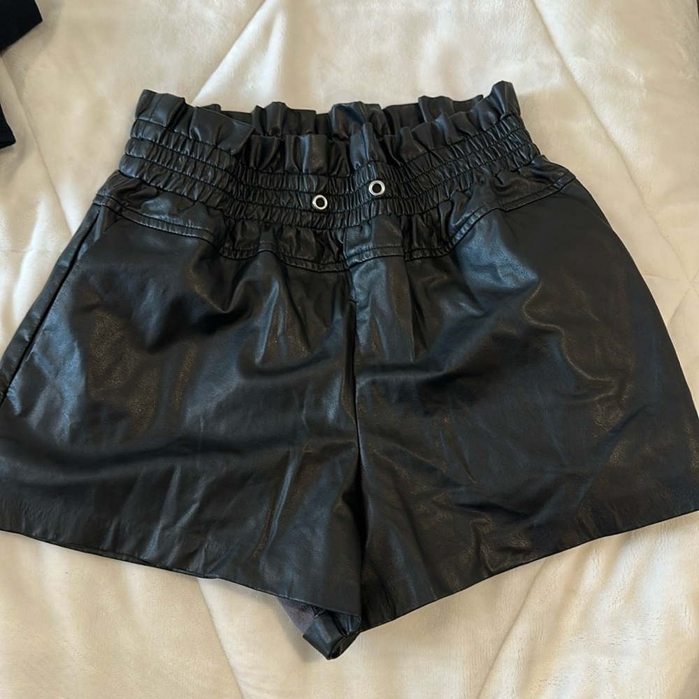 Leather Shorts